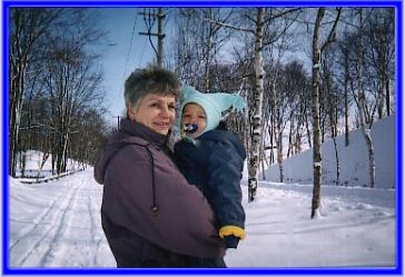 With Grandma in Hokkaido (almost like in Russia)